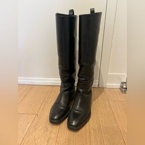 Aeyde Black Heeled Boots
